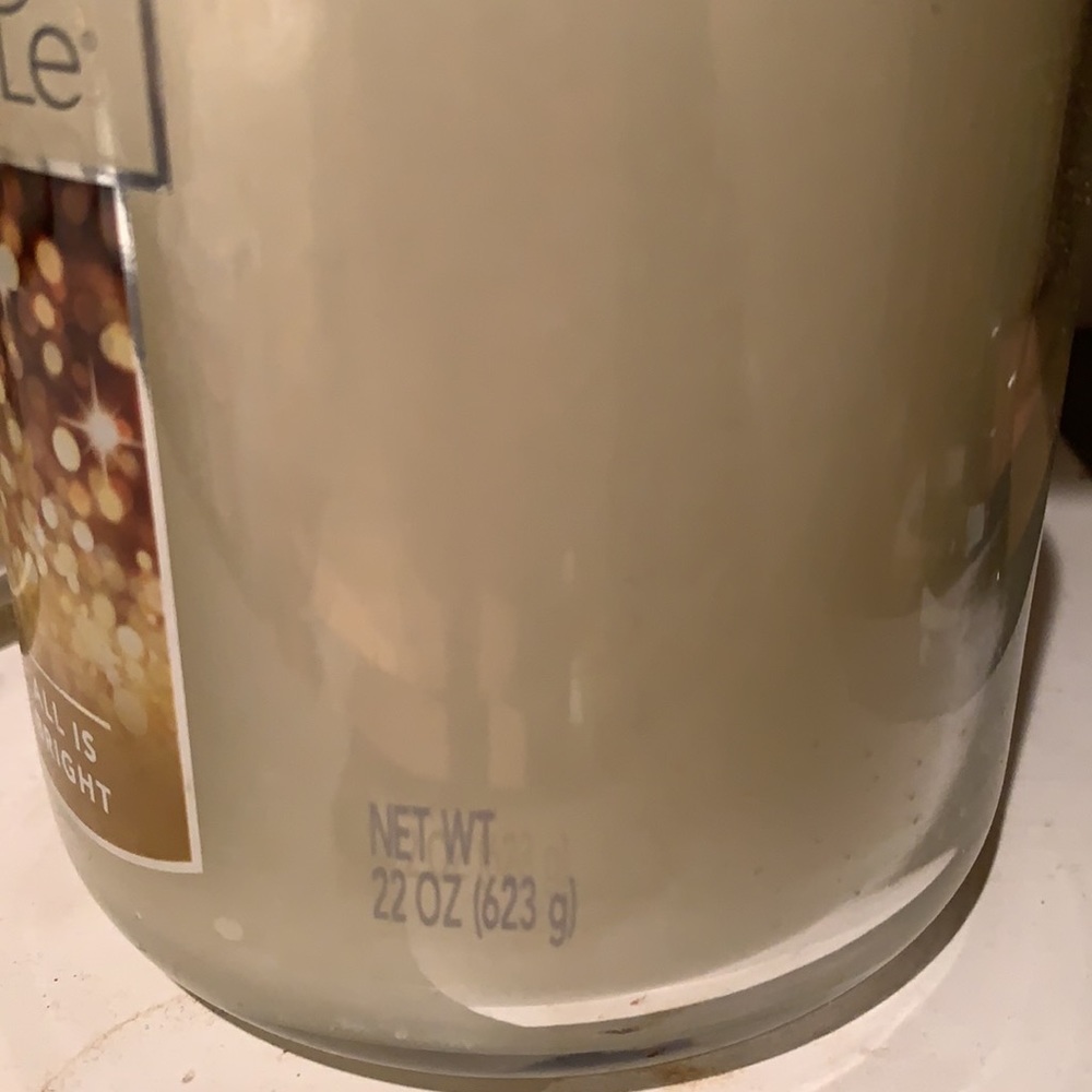 Yankee Candle “All is Bright” 22 Oz candles lot of 2
